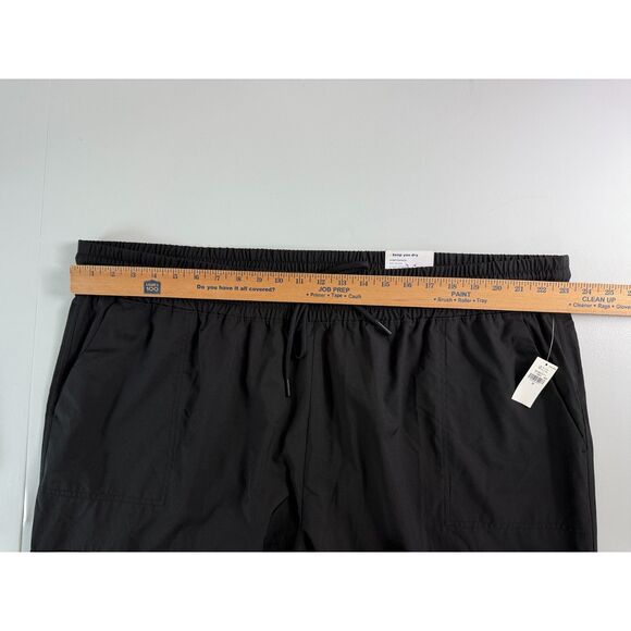 Old Navy Women's Stretchtech Mid Rise Ankle Cargo Jogger Pants Black Size 3X NWT - Picture 7 of 11